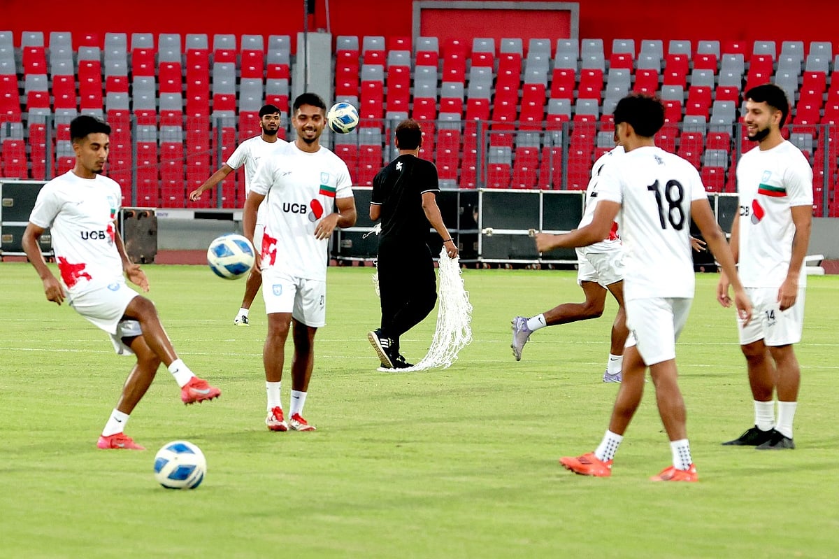 নেপালের বিপক্ষে ম্যাচ সামনে রেখে অনুশীলনে বাংলাদেশ দল