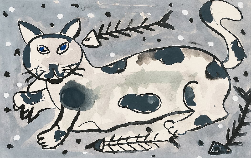 ২০১২ সালে দ্বিতীয় শ্রেণিতে পড়ার সময়ে টেপরির আঁকা একটি চিত্রকর্ম