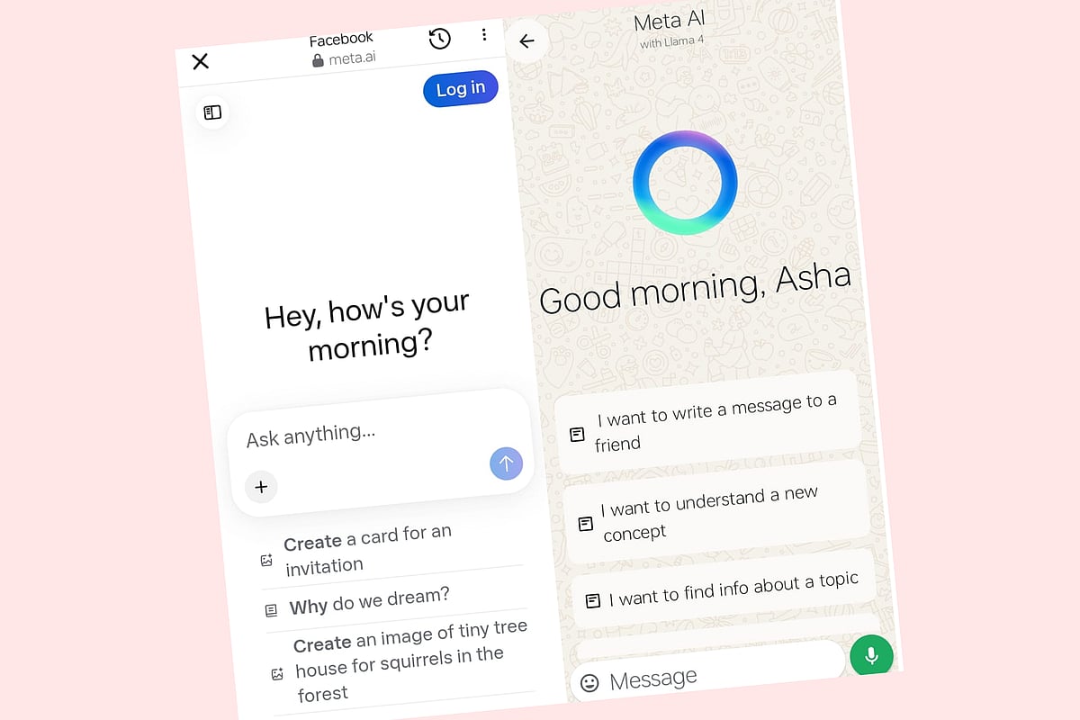 মেটাএআই ফেসবুক ও হোয়াটসঅ্যাপে ব্যবহার করা যাবে