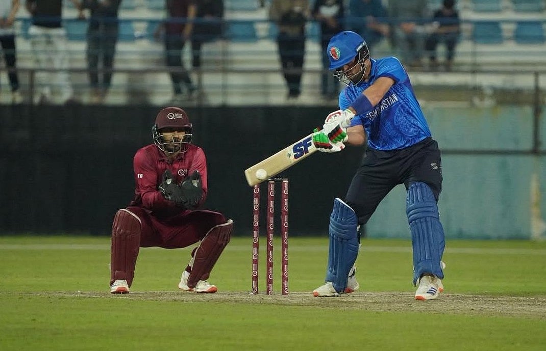 দোহায় আফগানিস্তানের বিপক্ষে খেলে কাতার