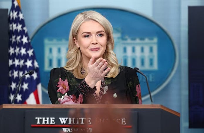 মার্কিন প্রেসিডেন্ট ডোনাল্ড ট্রাম্পের প্রেস সচিব ক্যারোলাইট লেভিট