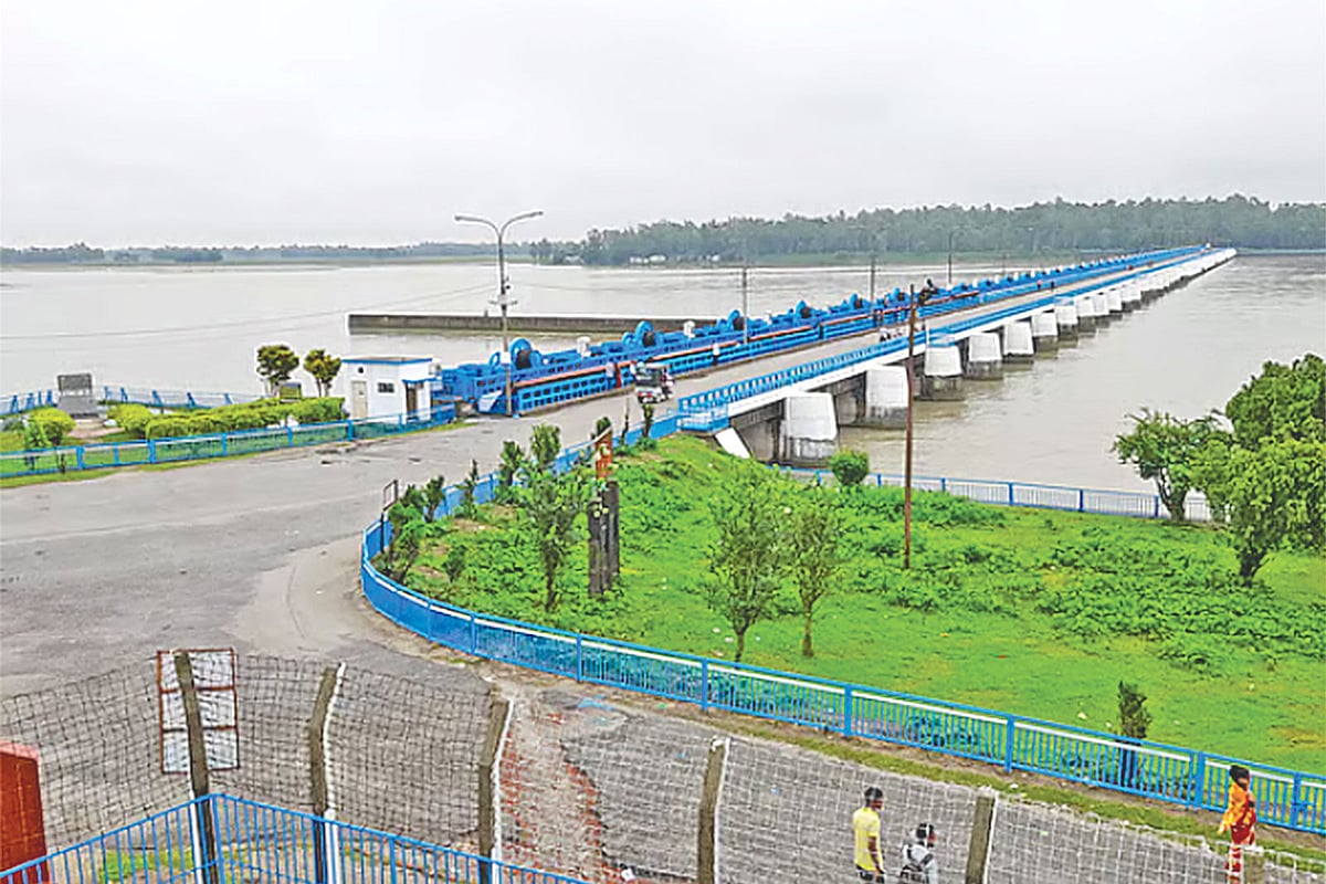 লালমনিরহাটের দোয়ানীতে অবস্থিত তিস্তা ব্যারাজ