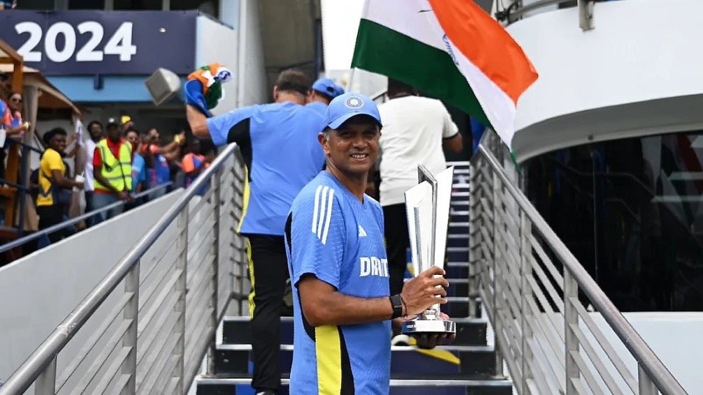 রাহুল দ্রাবিড়ের কোচিংয়ে ২০২৪ সালে টি–টোয়েন্টি বিশ্বকাপ জিতেছে ভারত