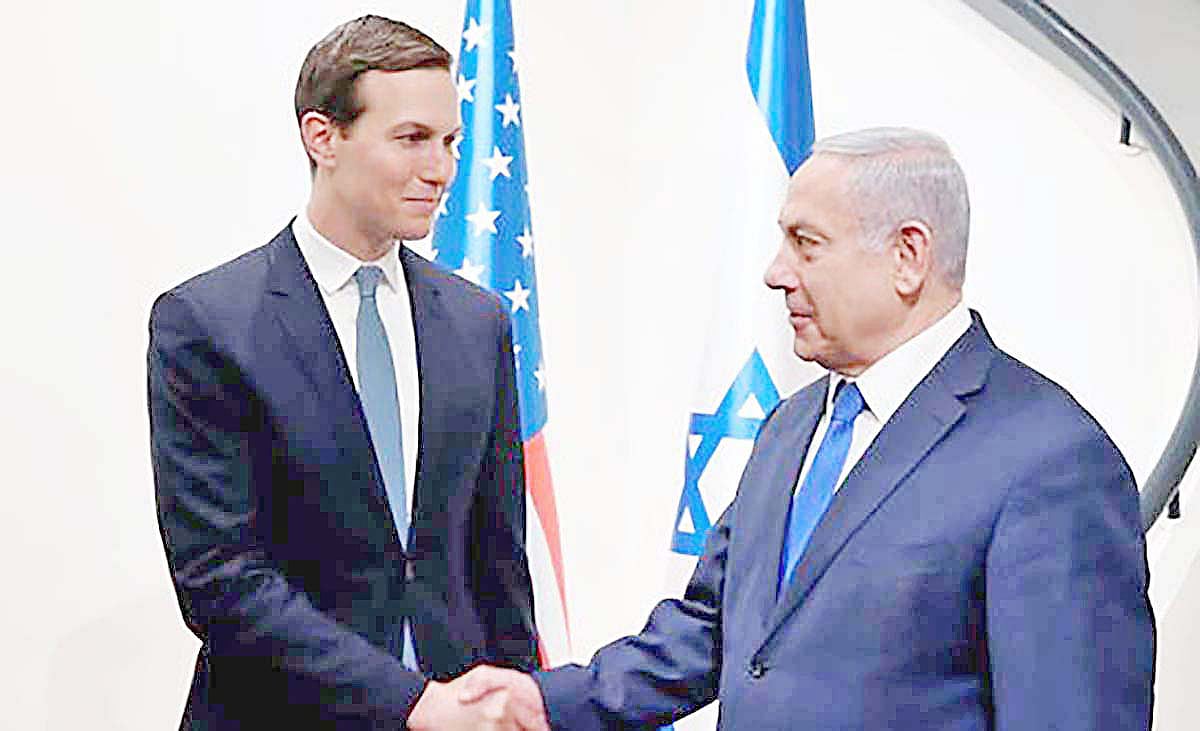 বেনিয়ামিন নেতানিয়াহু ও জ্যারেড কুশনার