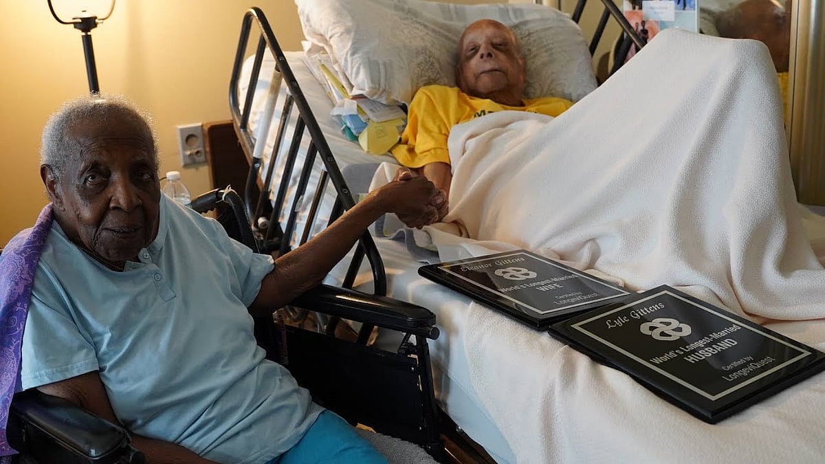 বিশ্বের সবচেয়ে দীর্ঘস্থায়ী দাম্পত্য জীবন কাটানো দম্পতি হিসেবে ভূষিত হয়েছেন এলেনর গিটেনস ও লাইল গিটেনস