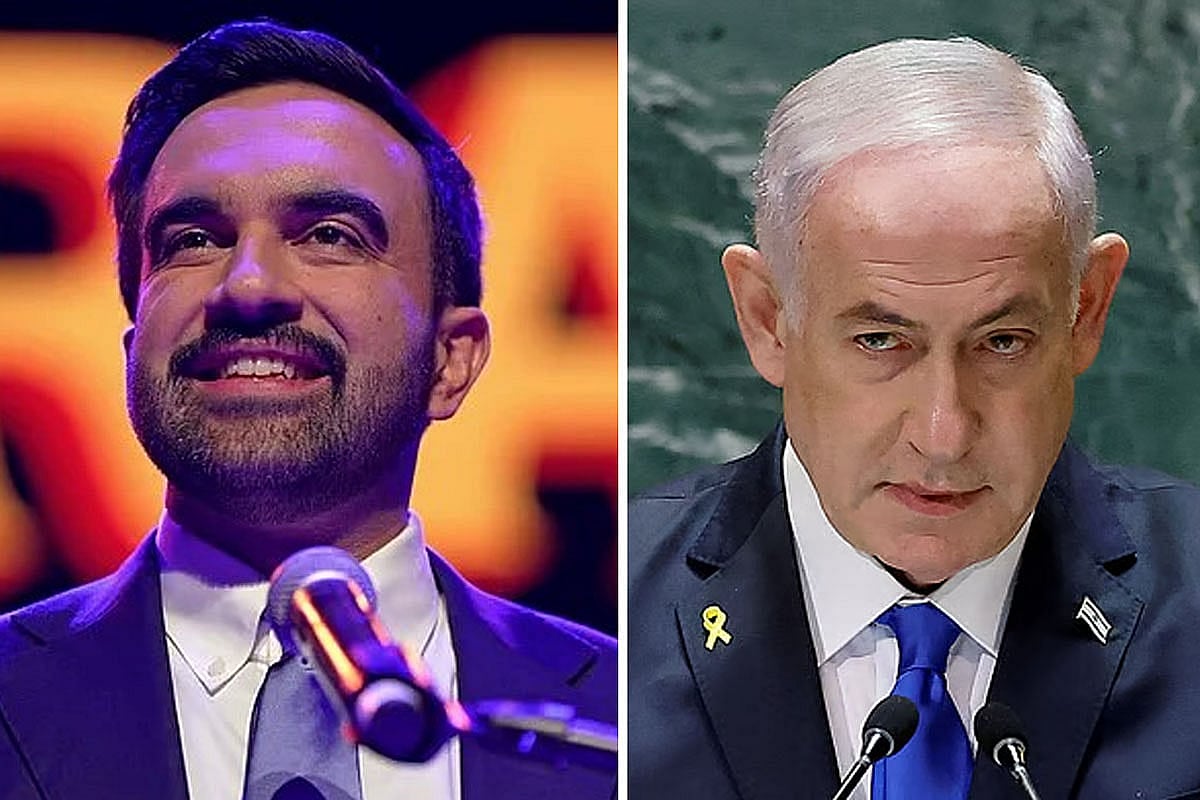 নিউইয়র্কের নবনির্বাচিত মেয়র জোহরান মামদানি ও ইসরায়েলের প্রধানমন্ত্রী বেনিয়ামিন নেতানিয়াহু