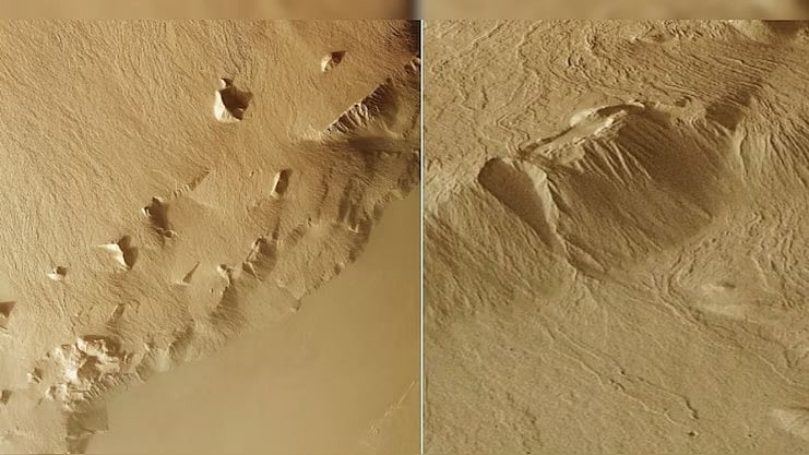 মঙ্গল গ্রহের অলিম্পাস মন্স আগ্নেয়গিরি