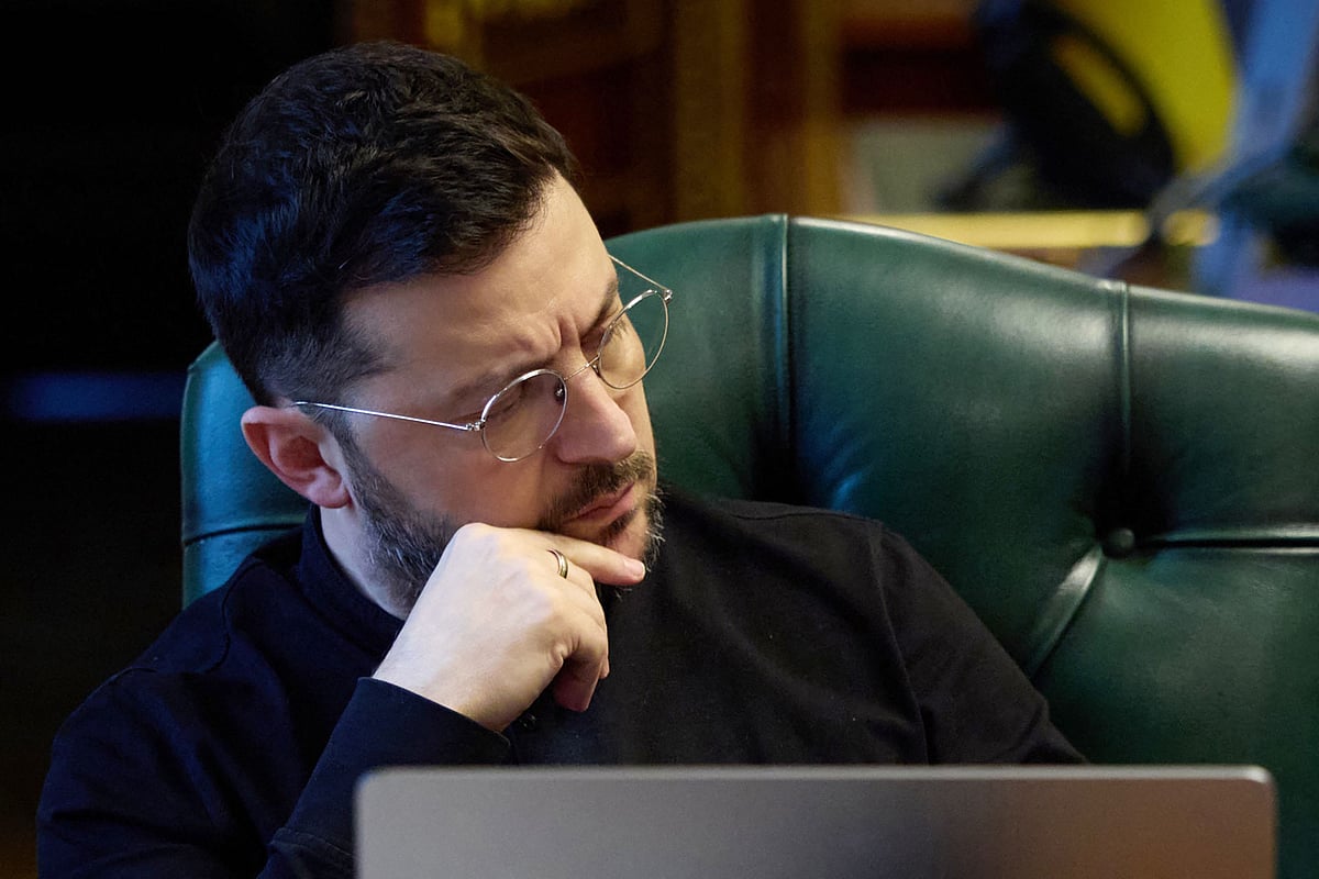 ইউক্রেনের প্রেসিডেন্ট ভলোদিমির জেলেনস্কি