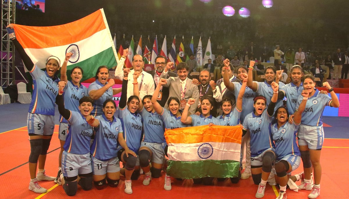 চ্যাম্পিয়ন ভারত নারী কাবাডি দল