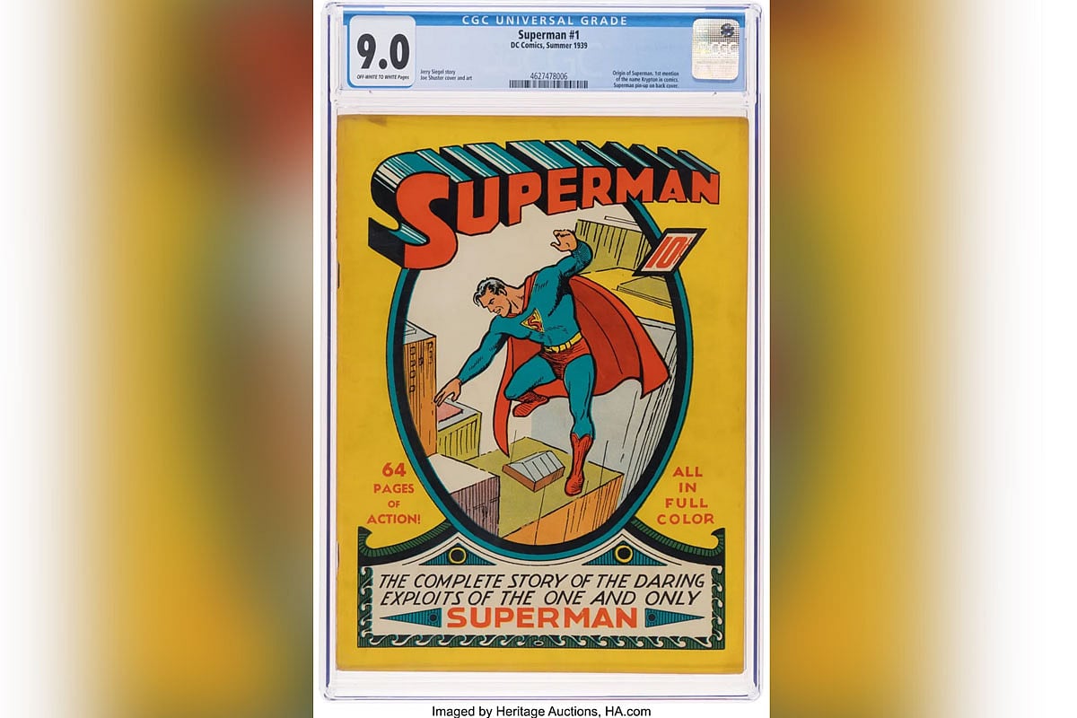 সুপারম্যান কমিকসের প্রথম সংস্করণের এই কপিটি বিক্রি হয়েছে ১১১ কোটি টাকায়