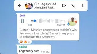 হোয়াটসঅ্যাপে ভয়েস মেসেজ লিখিত আকারে পড়া যায়