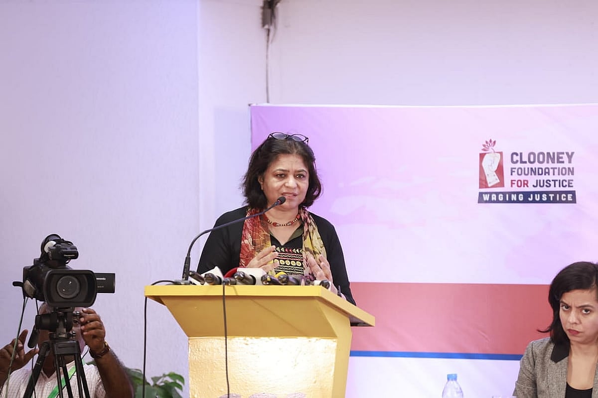 সুপ্রিম কোর্টের জ্যেষ্ঠ আইনজীবী সারা হোসেন। আজ সোমবার রাজধানীর একটি হোটেলে সেন্টার ফর গভর্ন্যান্স স্টাডিজ (সিজিএস) আয়োজিত তিন দিনব্যাপী ‘বে অব বেঙ্গল কনভারসেশন ২০২৫’ সম্মেলনের একটি পর্বে