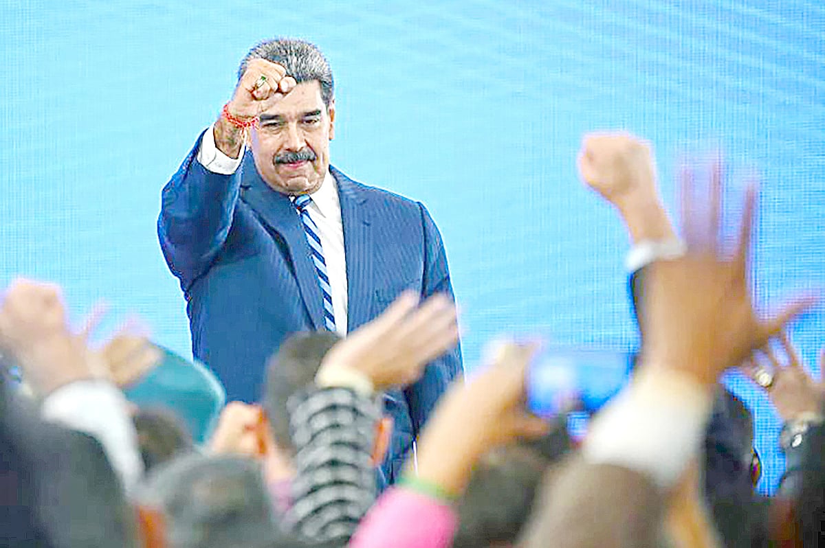 ভেনেজুয়েলার প্রেসিডেন্ট নিকোলা মাদুরো