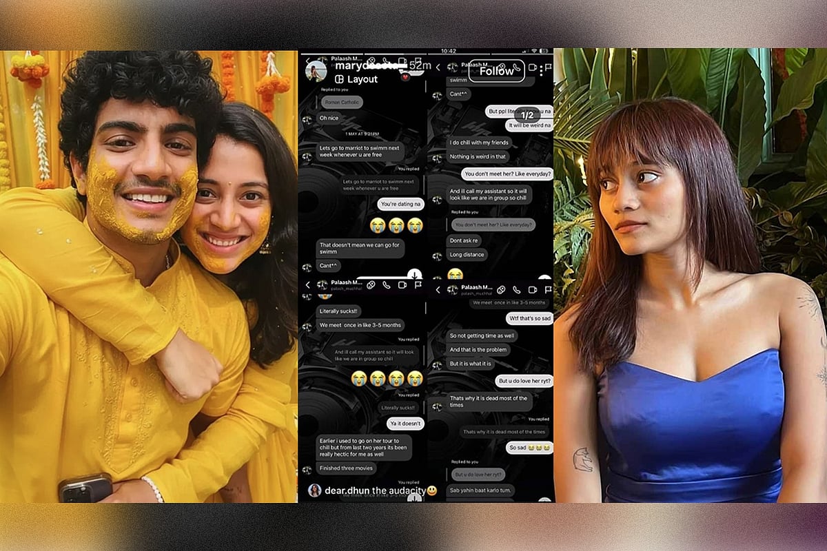 মেরি ডি’কস্তা নামের এক নারীর সঙ্গে পলাশের অন্তরঙ্গ আলাপের স্ক্রিনশট ফাঁস হয়েছে