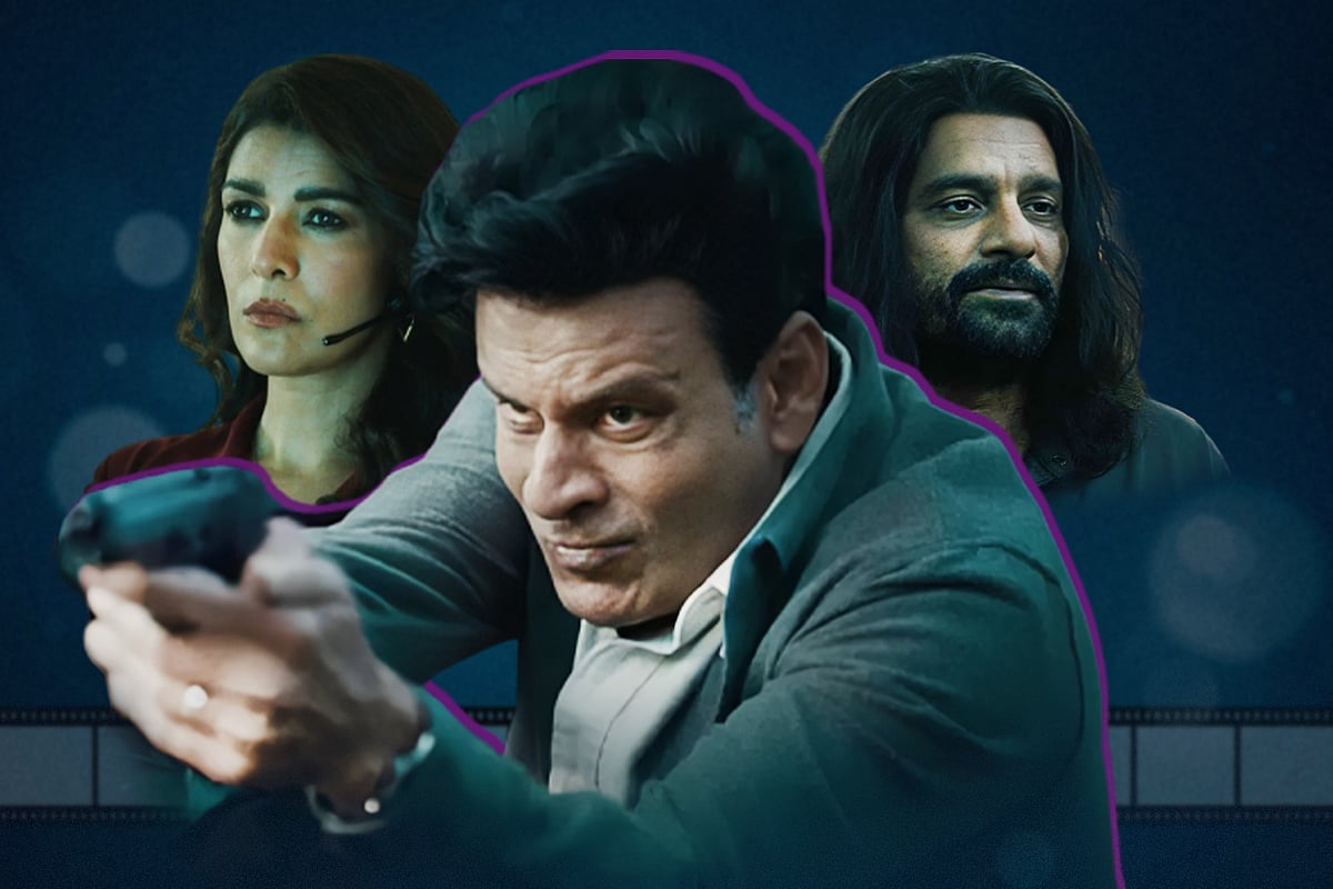 ‘দ্য ফ্যামিলি ম্যান ৩’–তে দেখা গেছে নিমরাত কৌর, মনোজ বাজপেয়ী ও জয়দীপ আহালওয়াতকে। কোলাজ