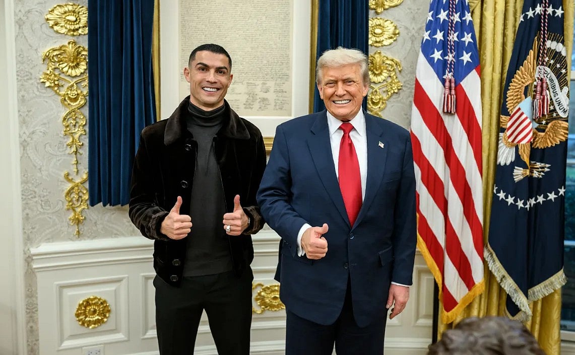 যুক্তরাষ্ট্রের প্রেসিডেন্ট ডোনাল্ড ট্রাম্পের সঙ্গে কিছুদিন আগে সাক্ষাৎ করেন ক্রিস্টিয়ানো রোনালদো