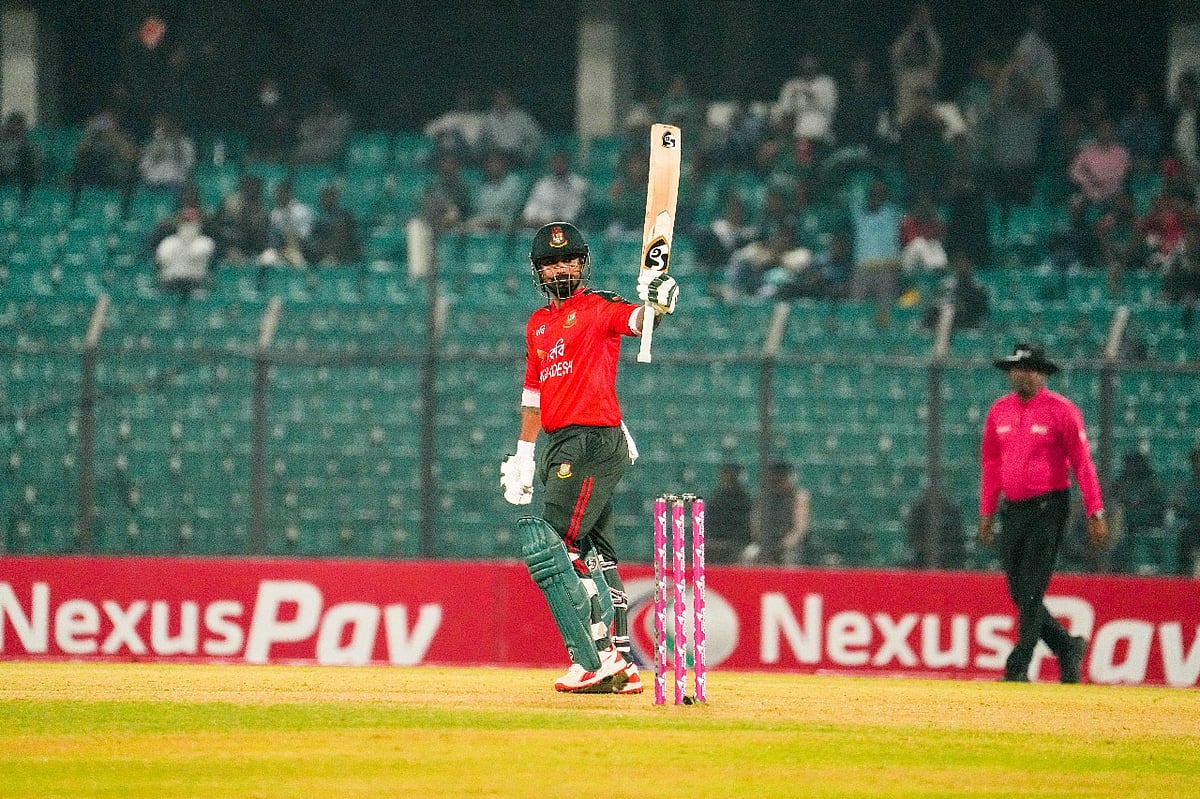 ৫৭ রানের ইনিংস খেলেন লিটন দাস