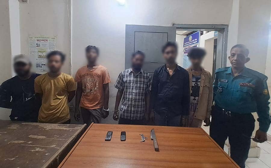 গ্রেপ্তার ছয়জনের বিরুদ্ধে রূপনগর থানায় নিয়মিত মামলা করা হয়েছে