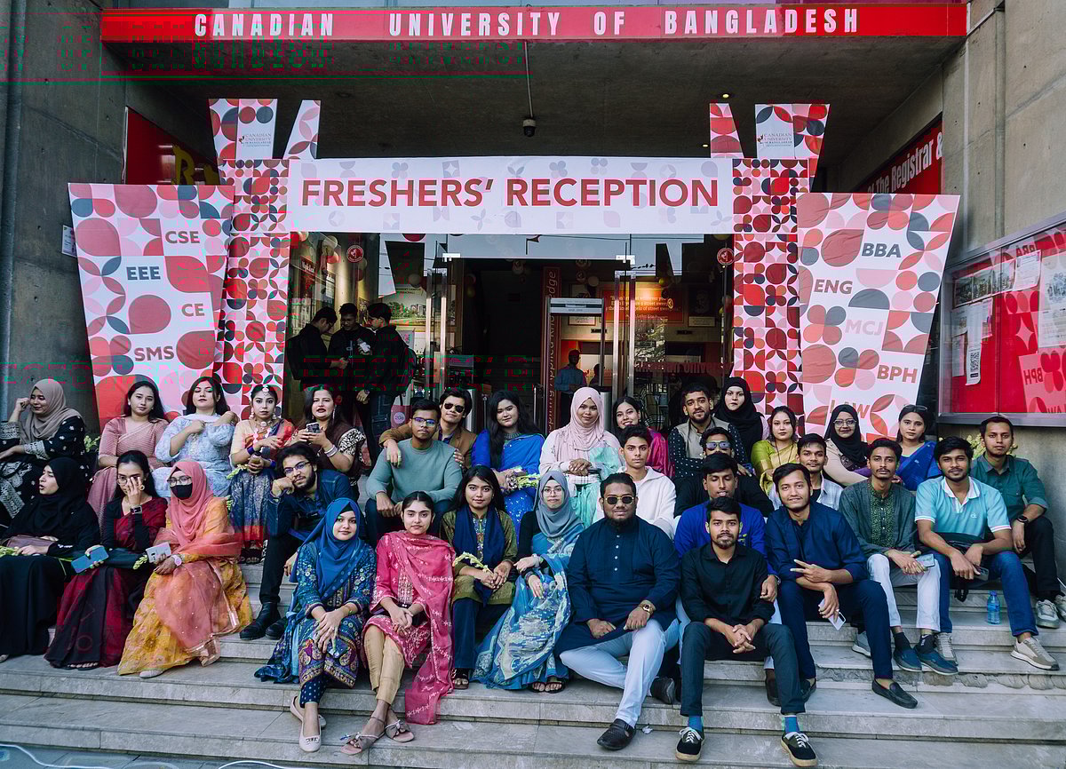 কানাডিয়ান ইউনিভার্সিটি অব বাংলাদেশের ফল–২০২৫ ট্রাইমেস্টার ও সামার–২০২৫ বাই–সেমিস্টার শিক্ষার্থীদের ওরিয়েন্টেশন অনুষ্ঠিত হয়েছে