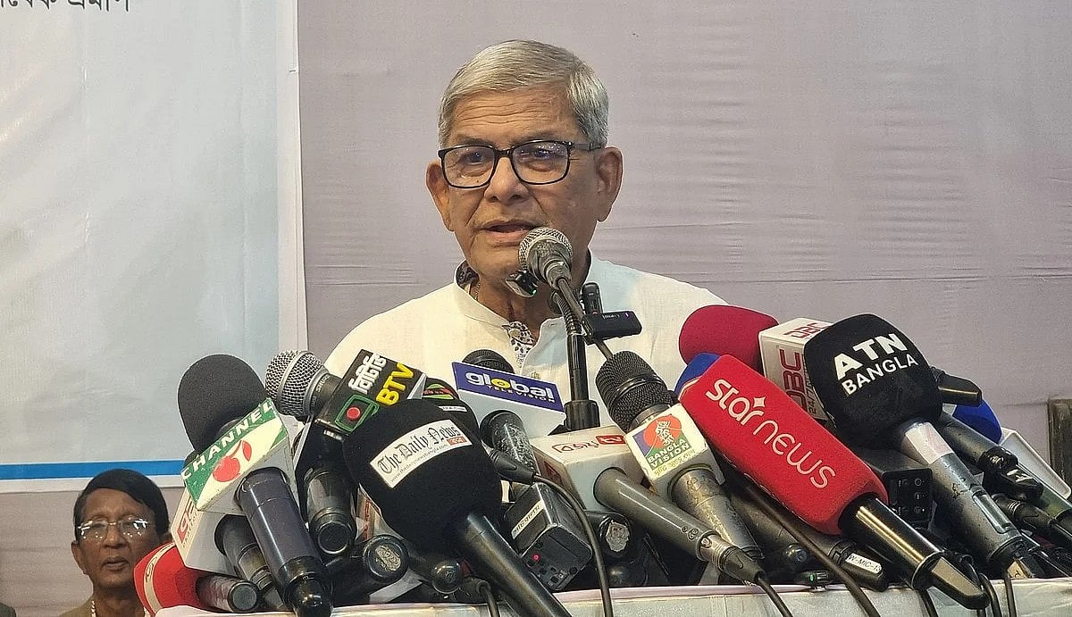 বিএনপির মহাসচিব মির্জা ফখরুল ইসলাম আলমগীর