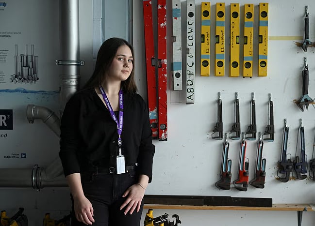 ১৮ বছর বয়সী শিক্ষার্থী মারিনা ইয়ারোশেঙ্কো