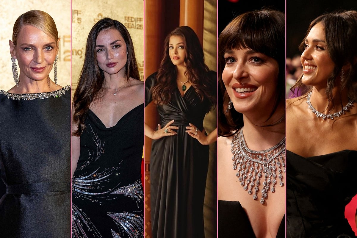 রেড সি উৎসবে তারকারা। কোলাজ