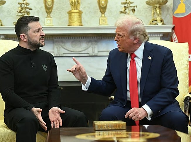ভলোদিমির জেলেনস্কি ও ডোনাল্ড ট্রাম্প
