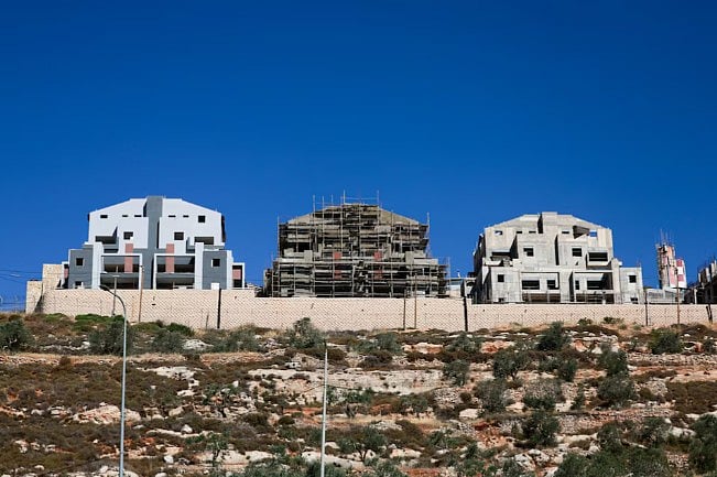 পশ্চিম তীরে ইসরায়েলের একটি বসতি এলাকা