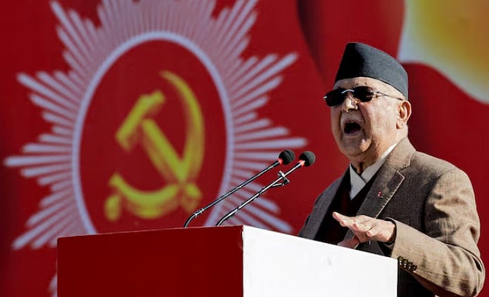 নেপালের ক্ষমতাচ্যুত প্রধানমন্ত্রী কে পি শর্মা অলি