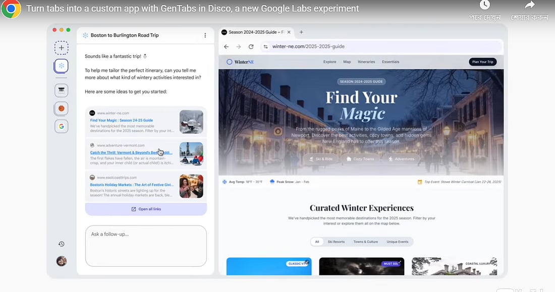 ডিস্কো ব্রাউজার।
