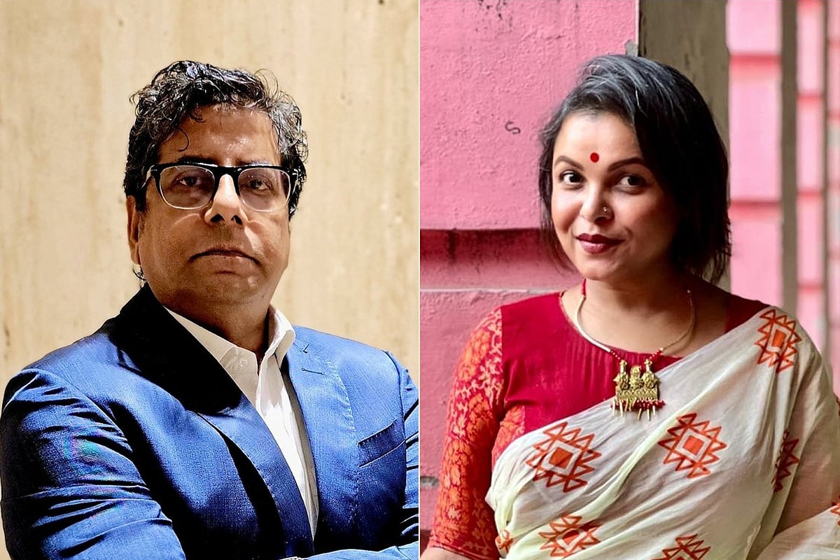 সাংবাদিক আনিস আলমগীর ও অভিনেত্রী মেহের আফরোজ শাওন 