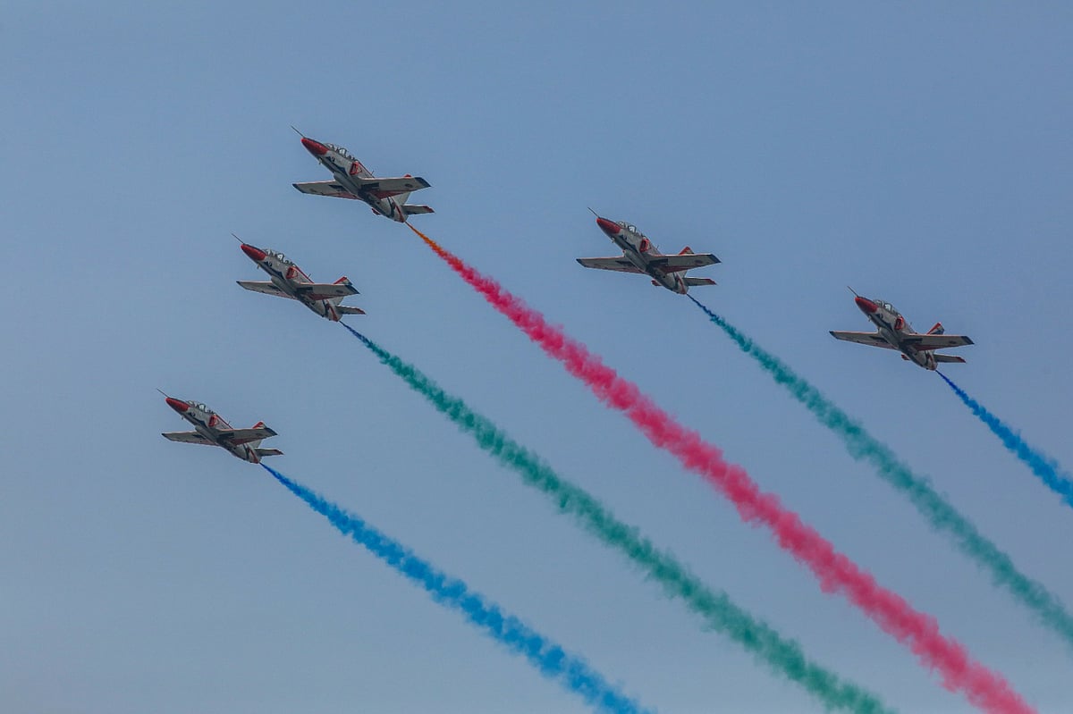 এয়ার শোতে অংশ নেওয়া উড়োজাহাজ