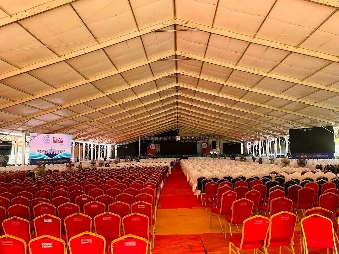 রাজশাহী বিশ্ববিদ্যালয়ের দ্বাদশ সমাবর্তন উপলক্ষে মঞ্চ ও দর্শকদের বসার জায়গাসহ সব প্রস্তুতি সম্পন্ন হয়েছে। আজ মঙ্গলবার বিকেলে বিশ্ববিদ্যালয় স্টেডিয়ামে