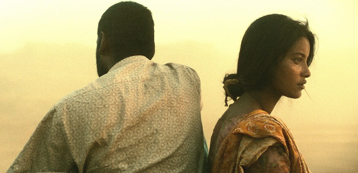 ‘রইদ’ সিনেমার দৃশ্যে মোস্তাফিজুর নূর ইমরান ও নাজিফা তুষি