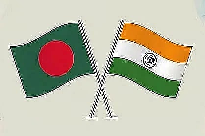 বাংলাদেশ ও ভারতের পতাকা