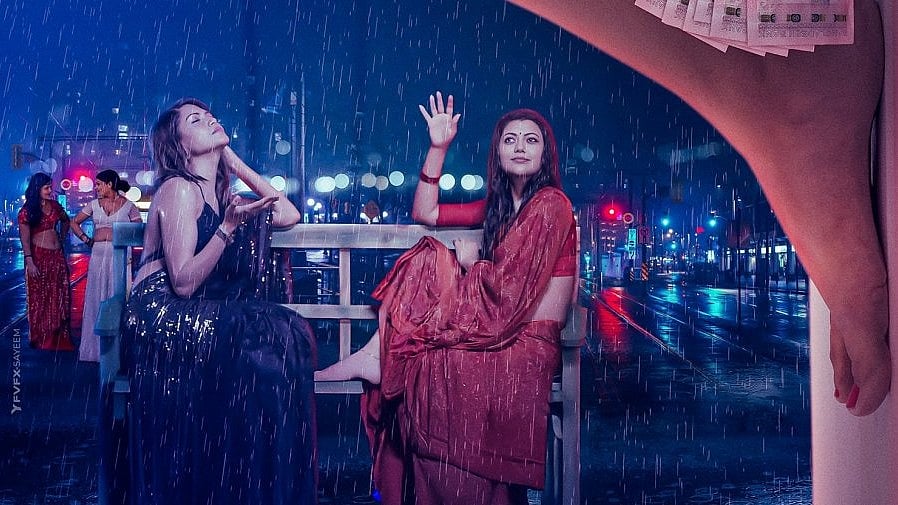 ‘রঙবাজার’-এর দৃশ্য। নির্মাতার ফেসবুক থেকে