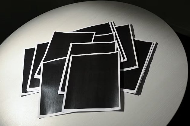 এপস্টেইন–সংক্রান্ত নথির কিছু পৃষ্ঠা কালো রং দিয়ে ঢেকে দেওয়া হয়েছে