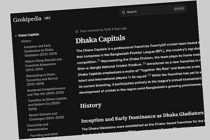 গ্রোকিপিডিয়ায় ঢাকা নিয়ে তথ্য