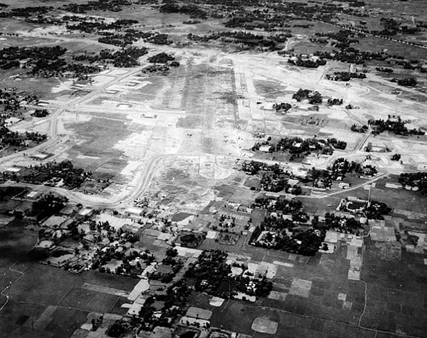 আকাশ থেকে তোলা ফেনী বিমানঘাঁটি