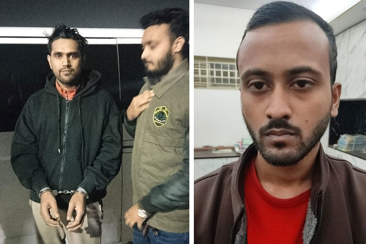 স্বপন মণ্ডল ও নিয়াজ মাহমুদ ফারহান ( ডানে)