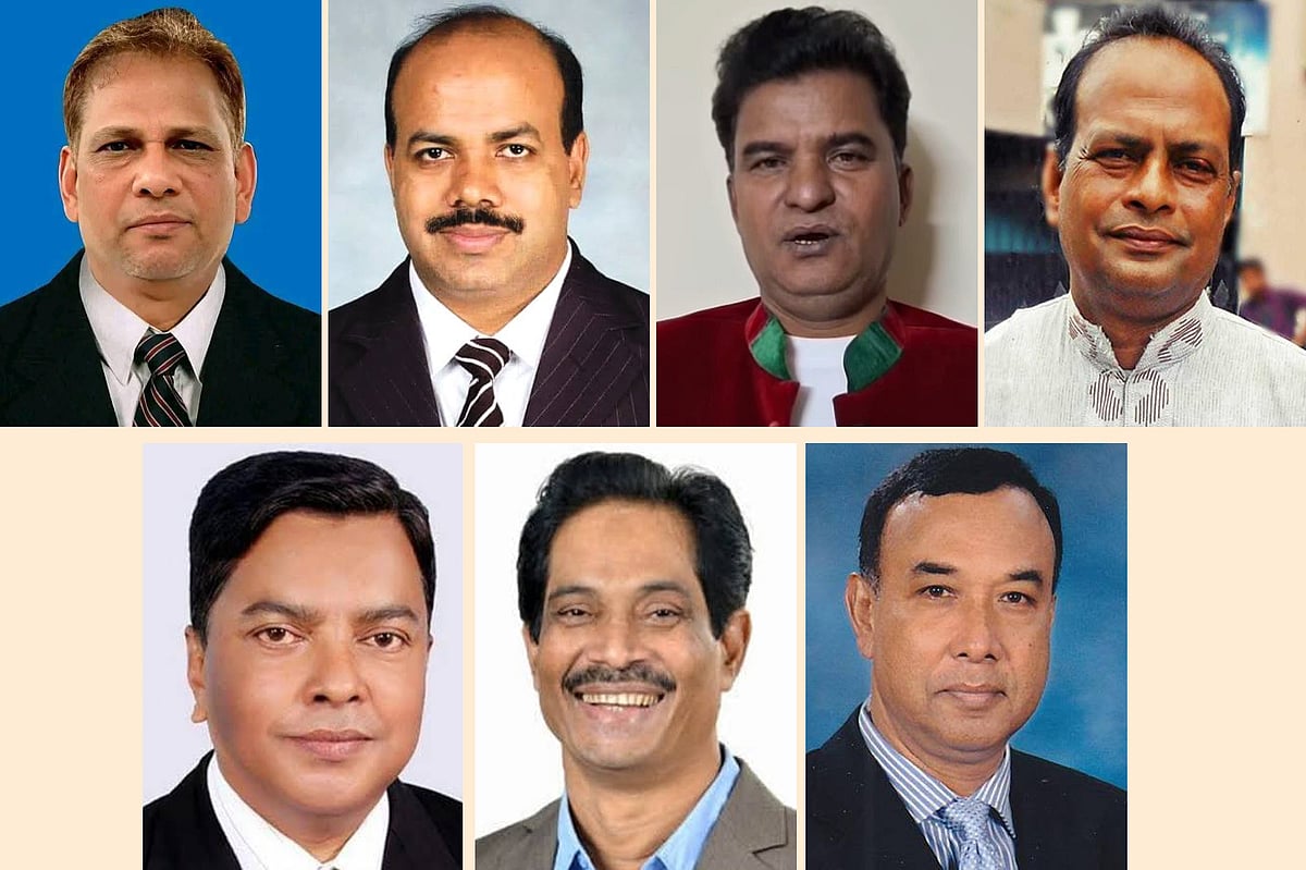 দলীয় প্রার্থীর বাইরে মনোনয়নপত্র নেওয়া বিএনপি নেতাদের কয়েকজন—নাজিমুর রহমান, আসলাম চৌধুরী, লেয়াকত আলী, বেলায়েত হোসেন, নাজিম উদ্দিন চৌধুরী, আবুল হাশেম, গোলাম আকবর খন্দকার