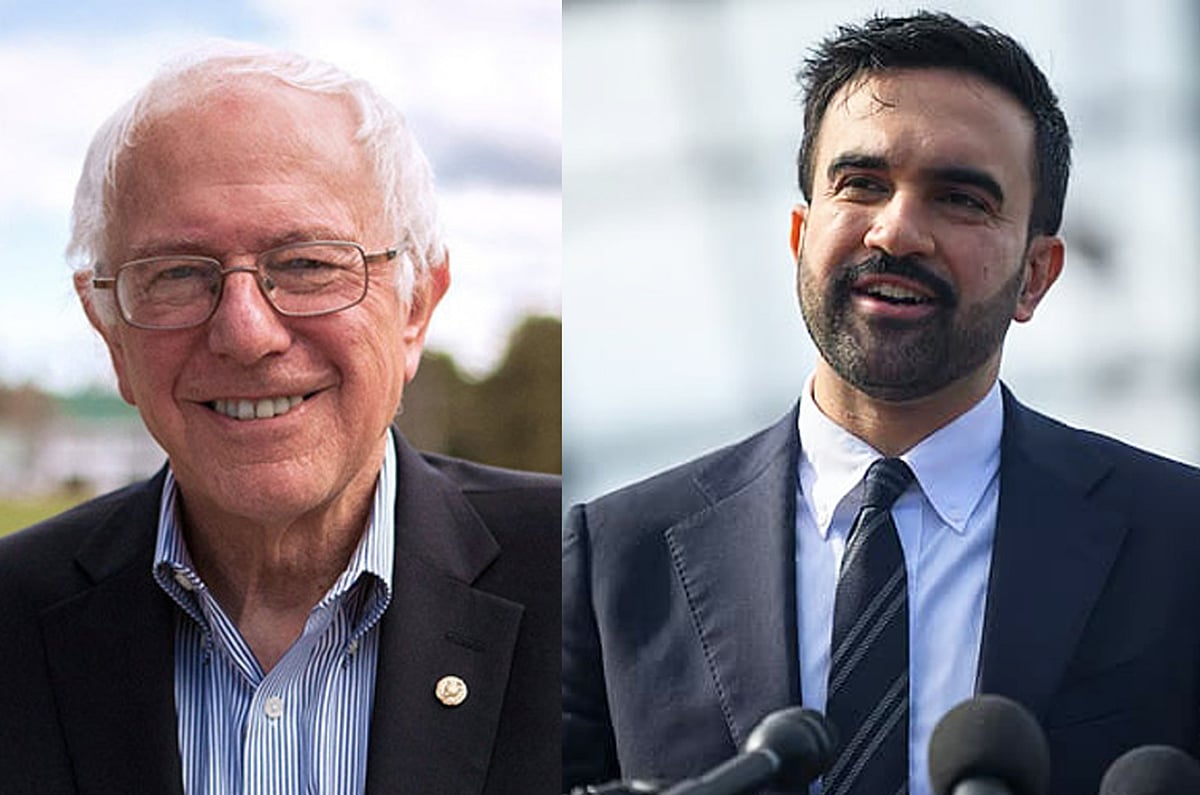 জোহরান মামদানি ও বার্নি স্যান্ডার্স