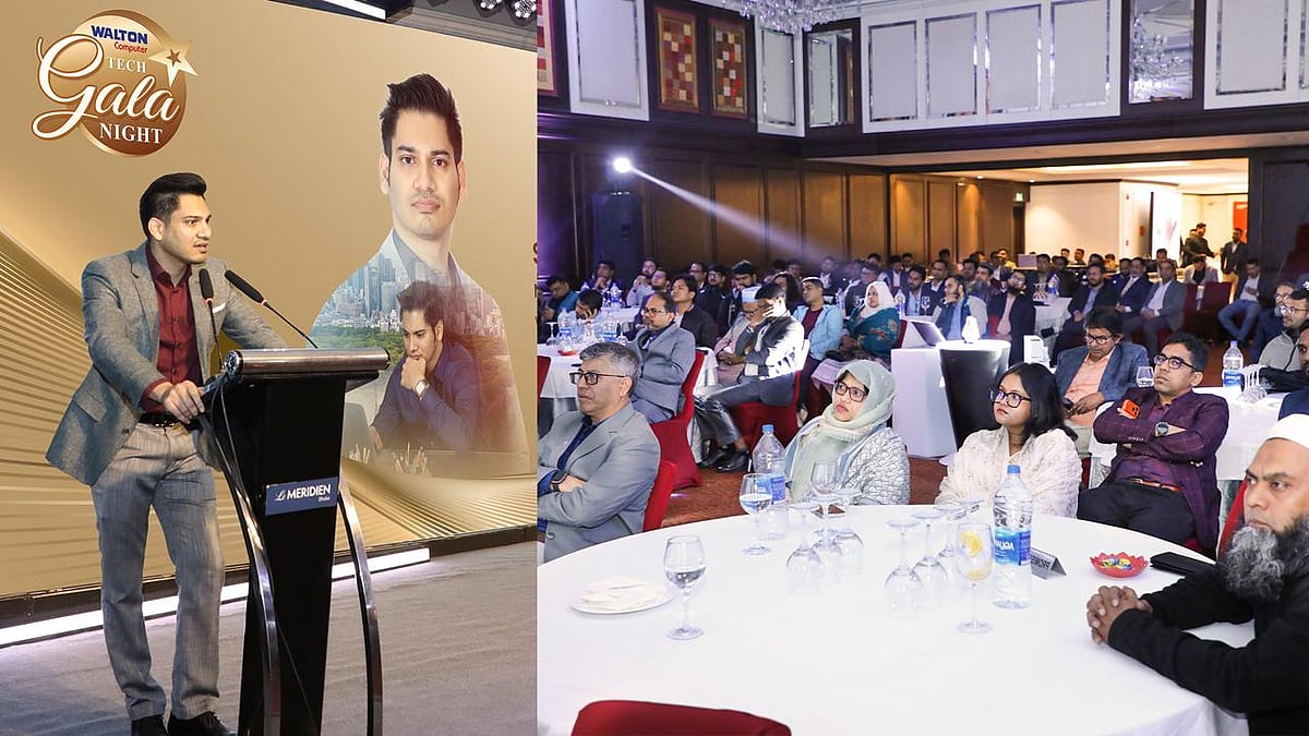 অনুষ্ঠানে বক্তব্য দিচ্ছেন ওয়ালটন ডিজি-টেক ইন্ডাস্ট্রিজ লিমিটেডের ব্যবস্থাপনা পরিচালক এস এম মঞ্জুরুল আলম