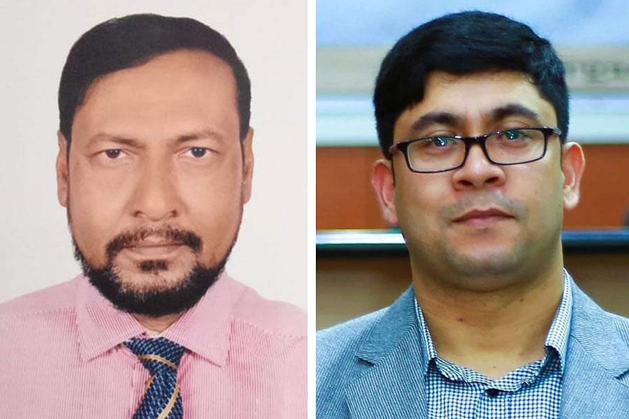 রইছ উদ্‌দীন ও ইমরানুল হক (ডানে)