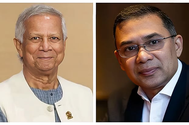 প্রধান উপদেষ্টা অধ্যাপক মুহাম্মদ ইউনূস ও বিএনপির ভারপ্রাপ্ত চেয়ারম্যান তারেক রহমান