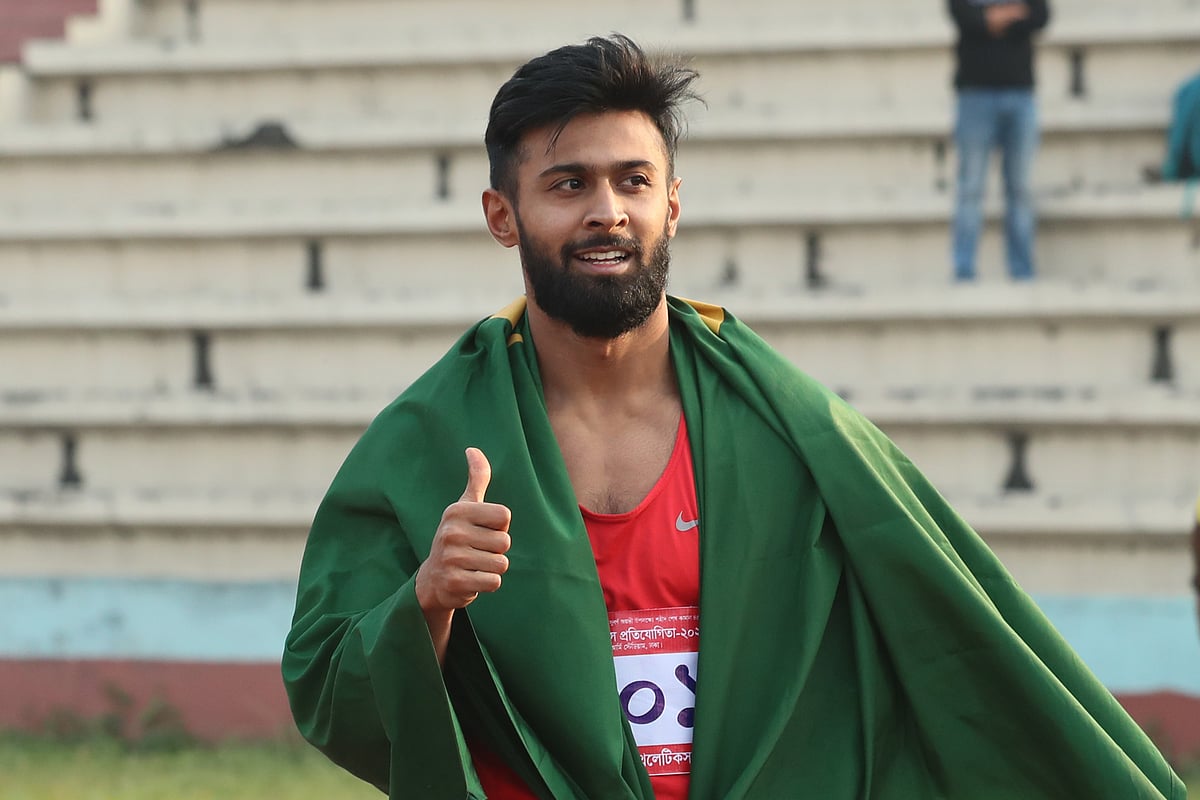 দেশের দ্রুততম মানব ইমরানুর রহমান