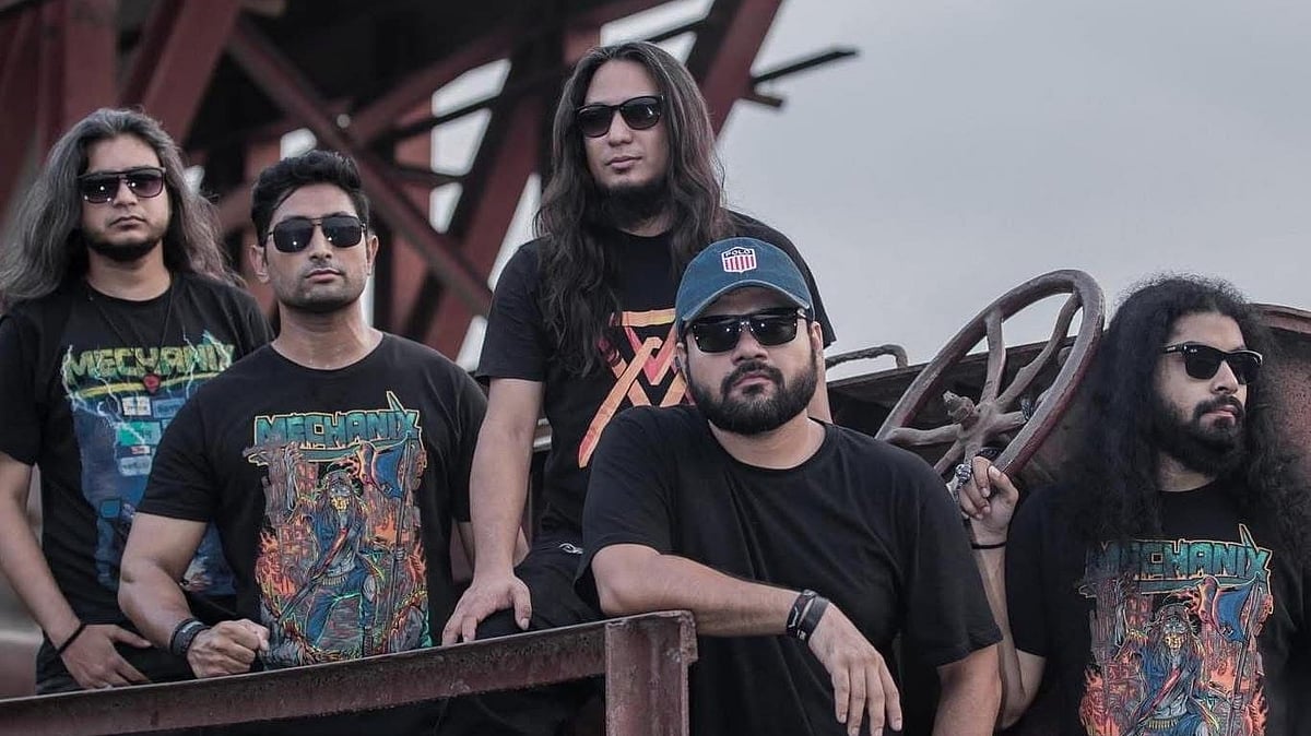 মেকানিকসের সদস্যরা। ব্যান্ডের সৌজন্যে