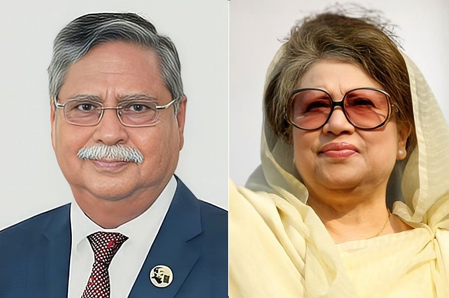রাষ্ট্রপতি মো. সাহাবুদ্দিন ও সাবেক প্রধানমন্ত্রী খালেদা জিয়া