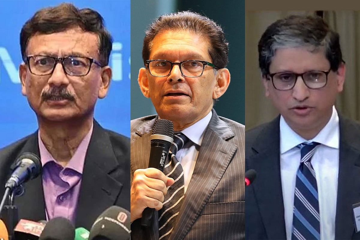 পররাষ্ট্র উপদেষ্টা মো. তৌহিদ হোসেন, জাতীয় নিরাপত্তা উপদেষ্টা খলিলুর রহমান ও দিল্লিতে নিযুক্ত বাংলাদেশের হাইকমিশনার এম রিয়াজ হামিদুল্লাহ