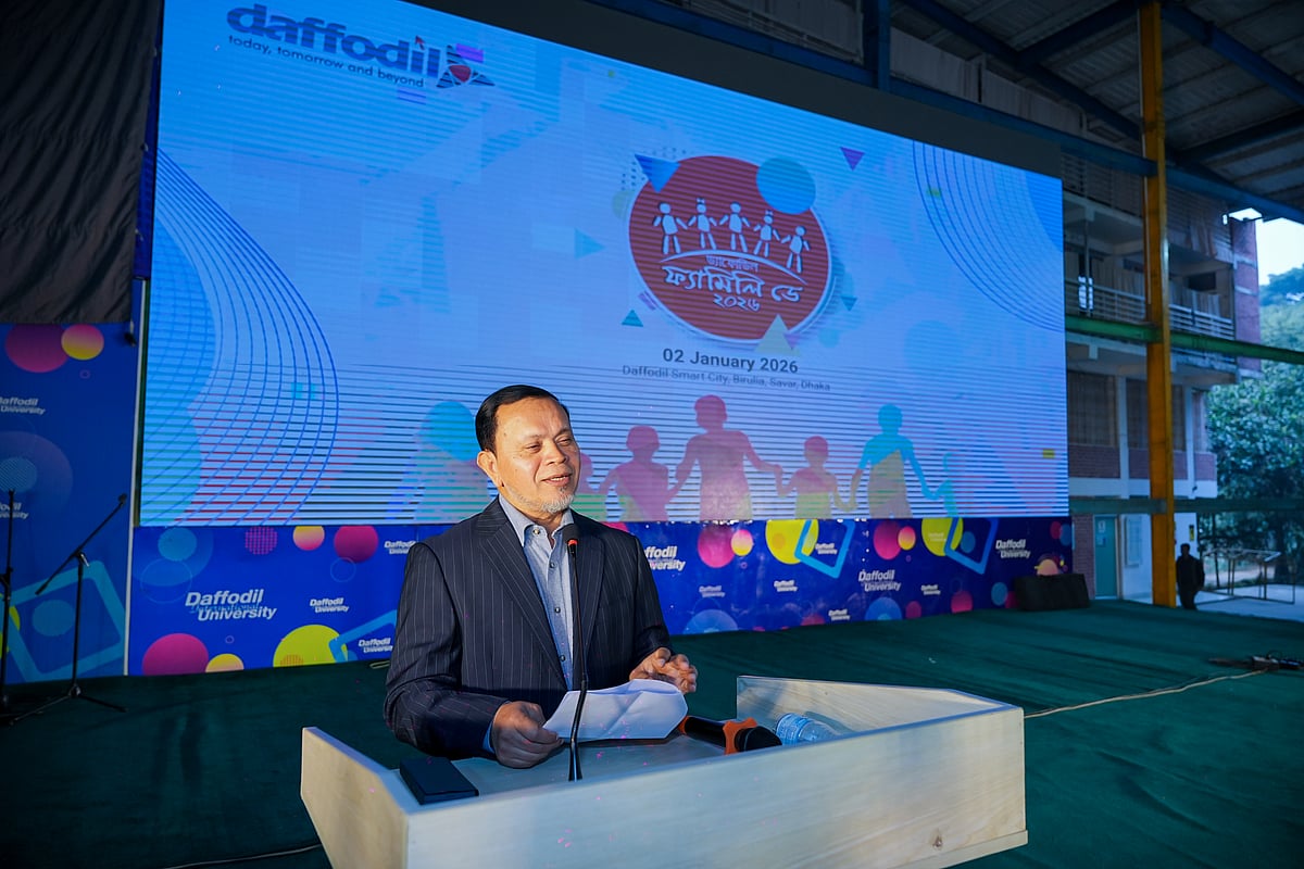 ২০২৬ সাল থেকে ড্যাফোডিল গ্রুপের নেট আয়ের এক-তৃতীয়াংশ দেশের জনগণের কল্যাণে ব্যয় করা হবে বলে ঘোষণা দেন ড্যাফোডিল গ্রুপের চেয়ারম্যান ড. সবুর খান